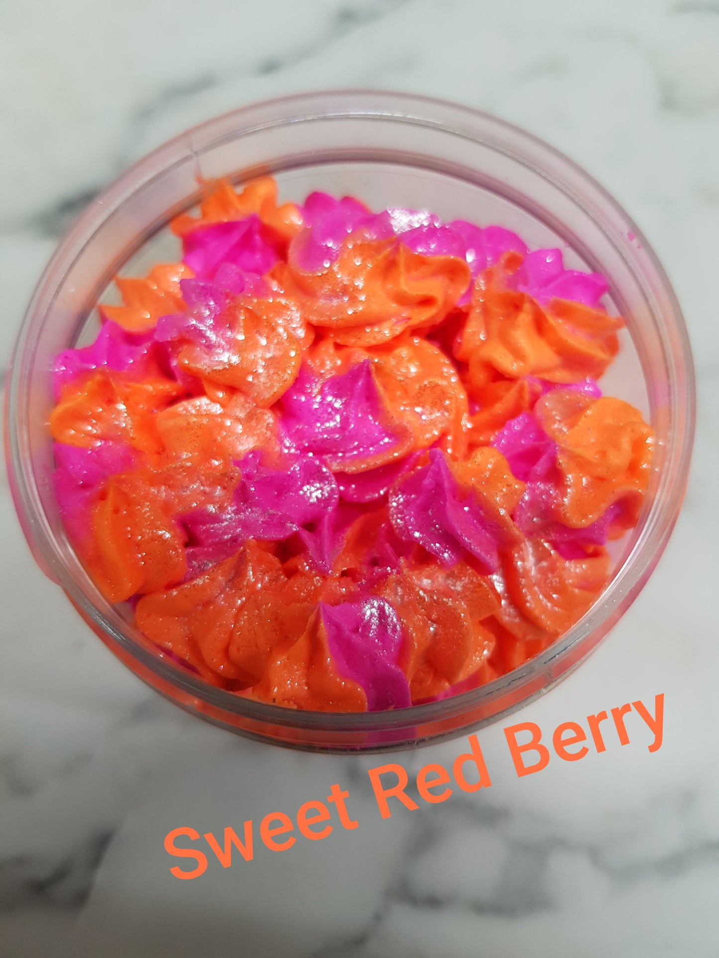 Sweet Red Berry Whipped Soaps