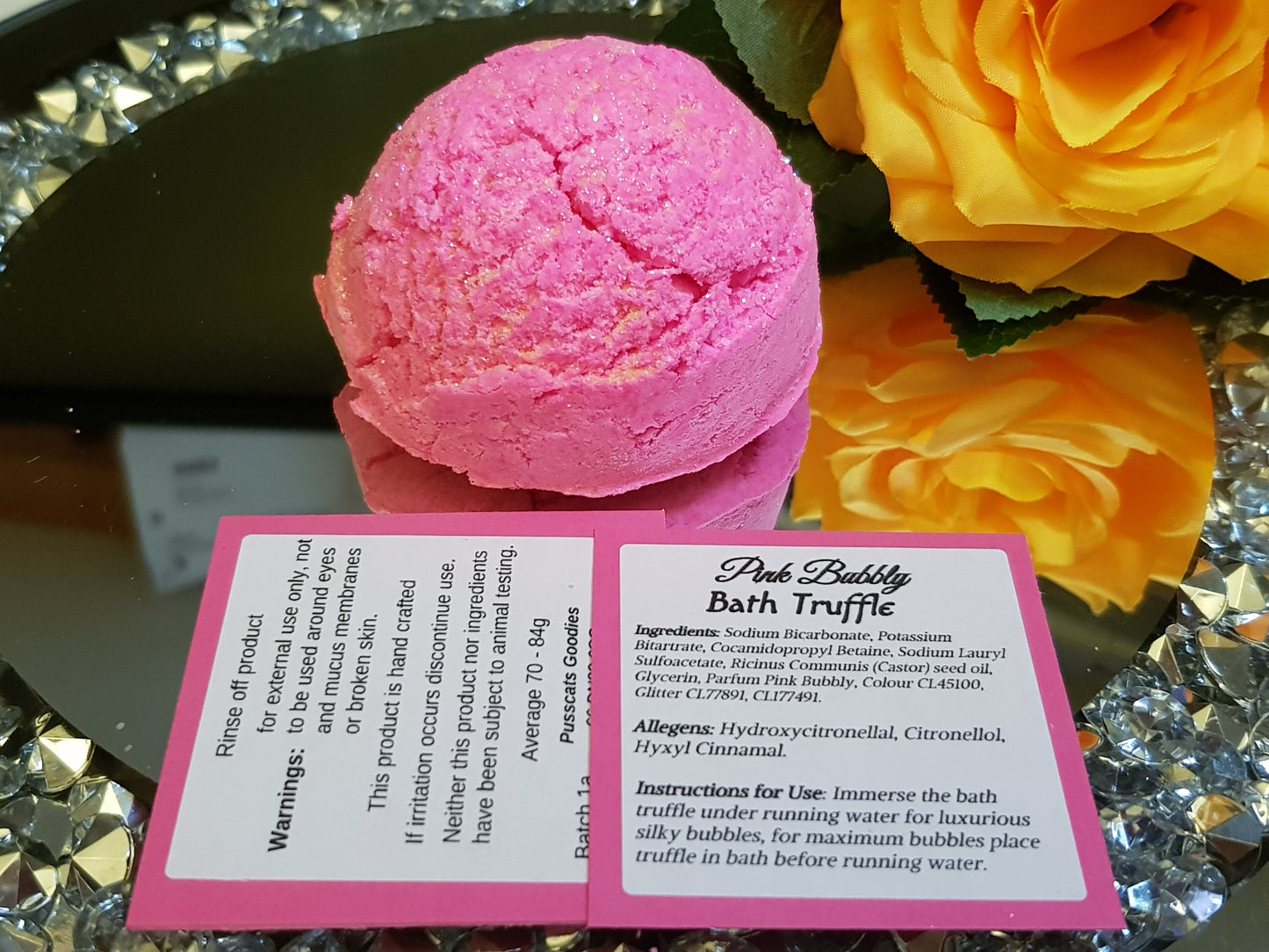 Pink Bubbly Bath Truffle